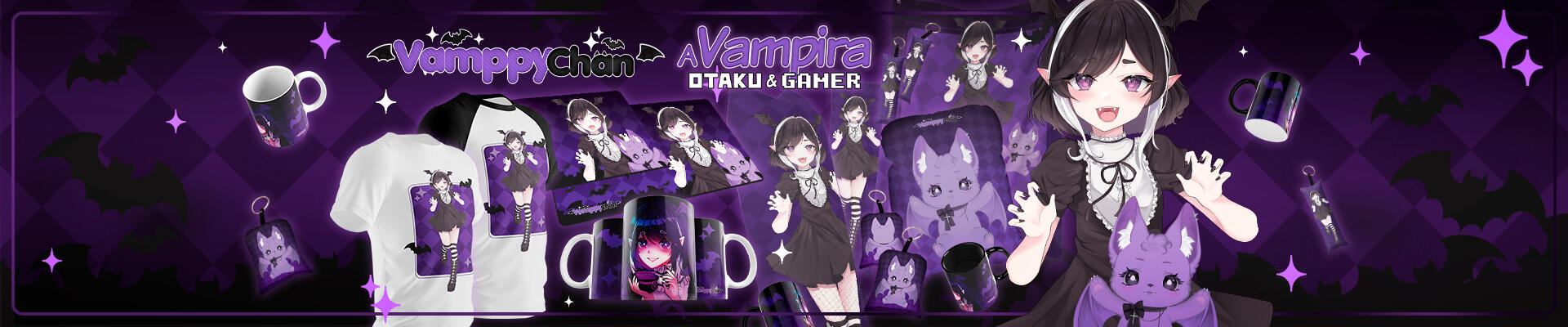 VamppyChan A Vampira Otaku e Gamer